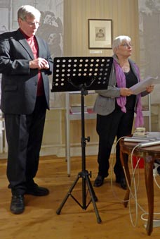Lesung im Salon des Heinehauses Düsseldorf